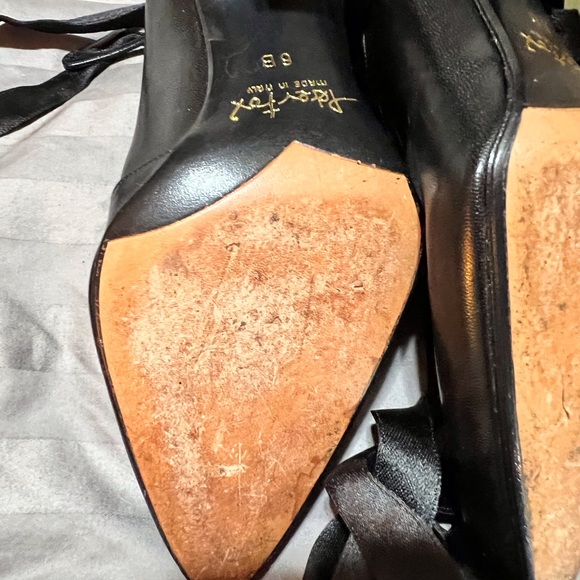 Peter Fox - Devine and Extraordinary Size 6 Heels Black wit lace - Picture 11 of 16